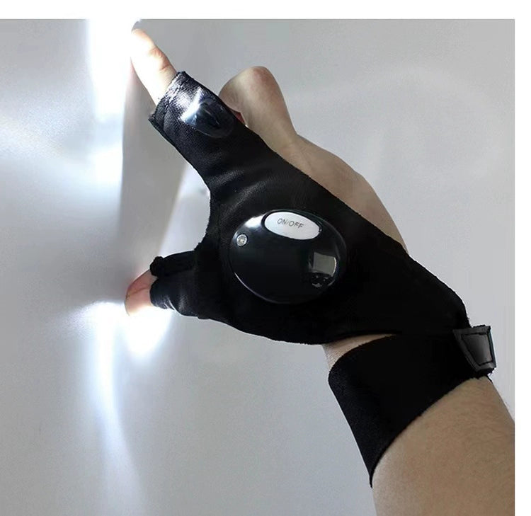 LED Luminous Breathable Outdoor Gloves