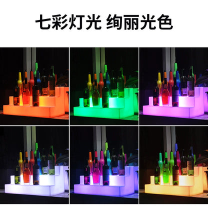 Led Wine Rack Colorful Luminous Bar
