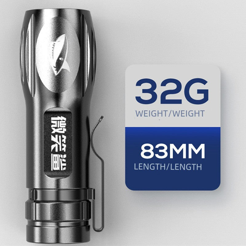 Mini Torch Flashlight Rechargeable Outdoor Super Bright LED