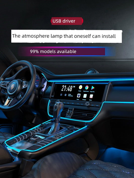 Led USB Interior Wireless Car Ambience Light