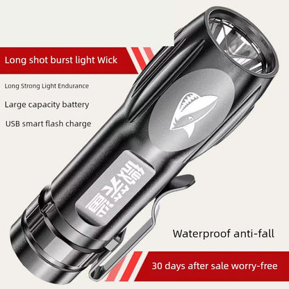 Mini Torch Flashlight Rechargeable Outdoor Super Bright LED